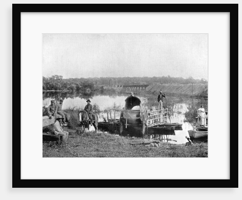 Waiting at the ferry, Paraguay by Anonymous