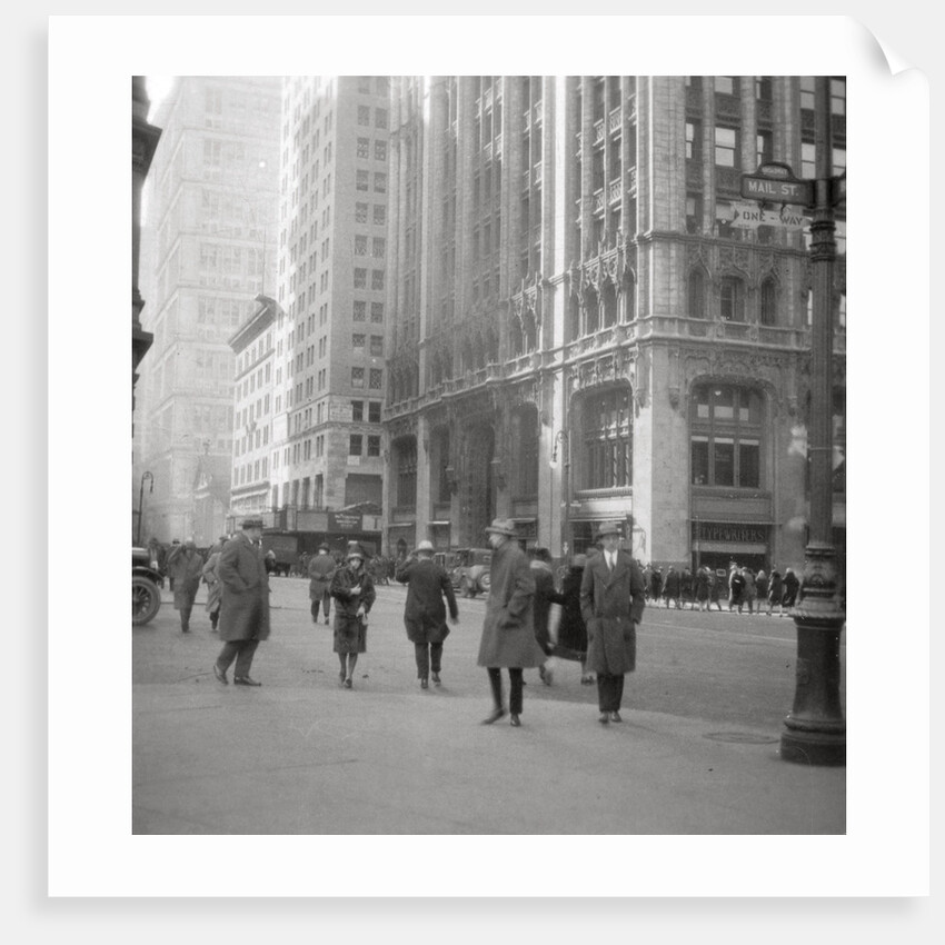 Lower Broadway, New York City, USA by J Dearden Holmes