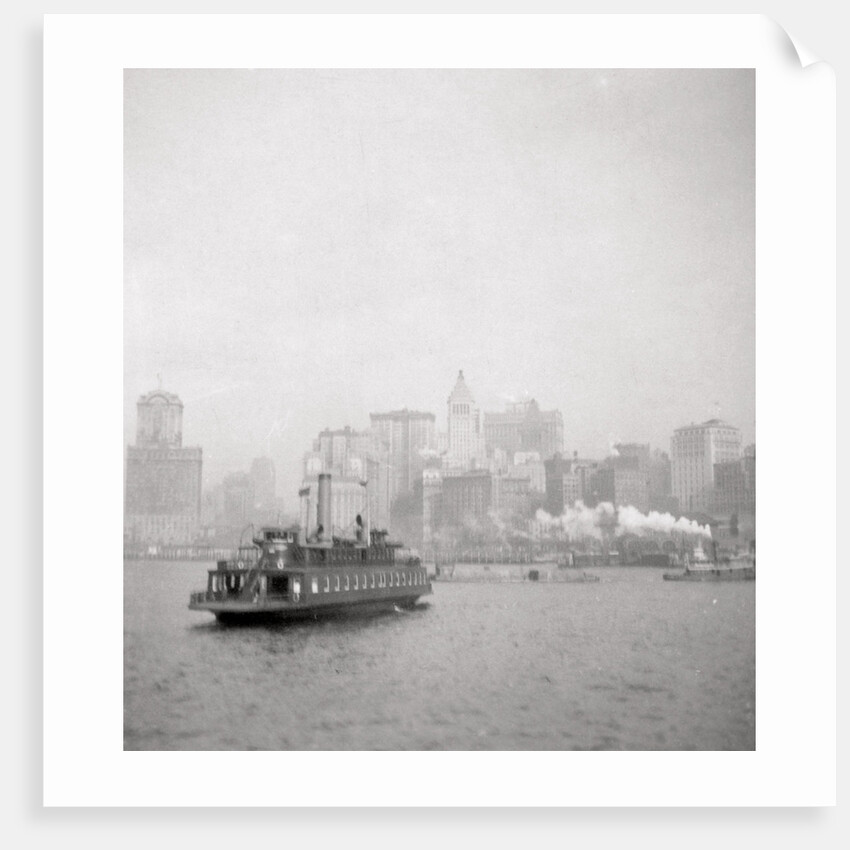 New York City from the river, USA by J Dearden Holmes
