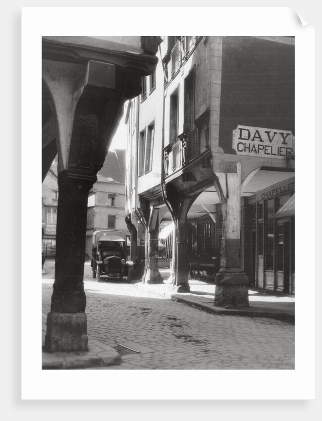 Entrance to the market place, Dinan, Brittany, France by Anonymous
