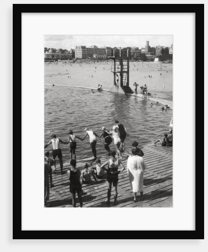 Bathing pool, Dinard, Brittany, France by Anonymous