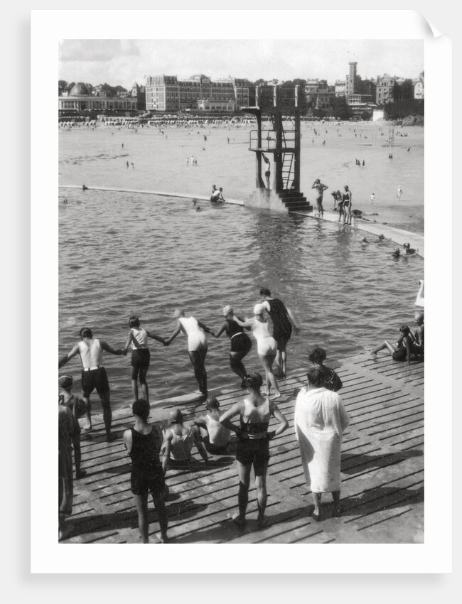 Bathing pool, Dinard, Brittany, France by Anonymous