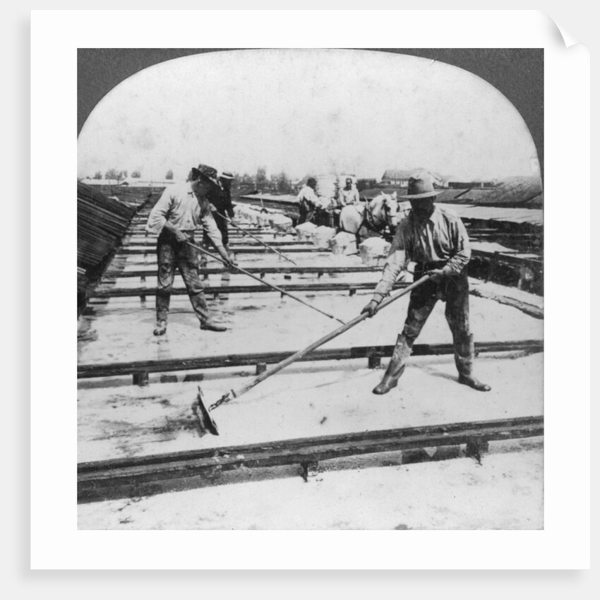 Solar evaporation, salt manufacture, Syracuse, New York, USA by Keystone View Company