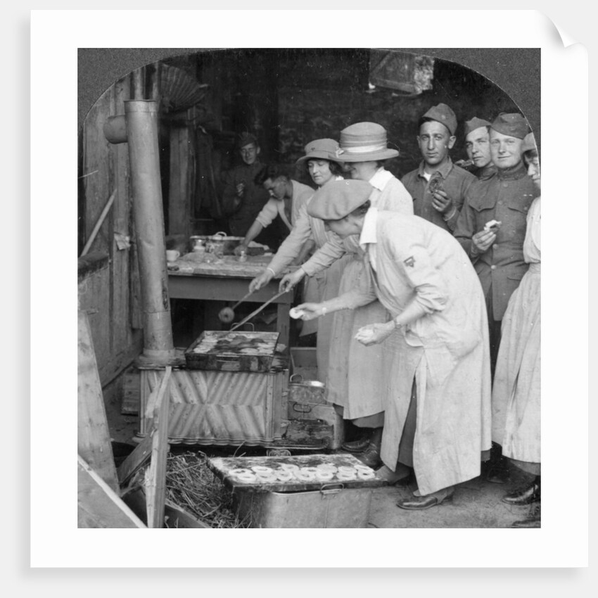 Doughnuts for doughboys, Montabaur on the Rhine, Germany by Keystone View Company