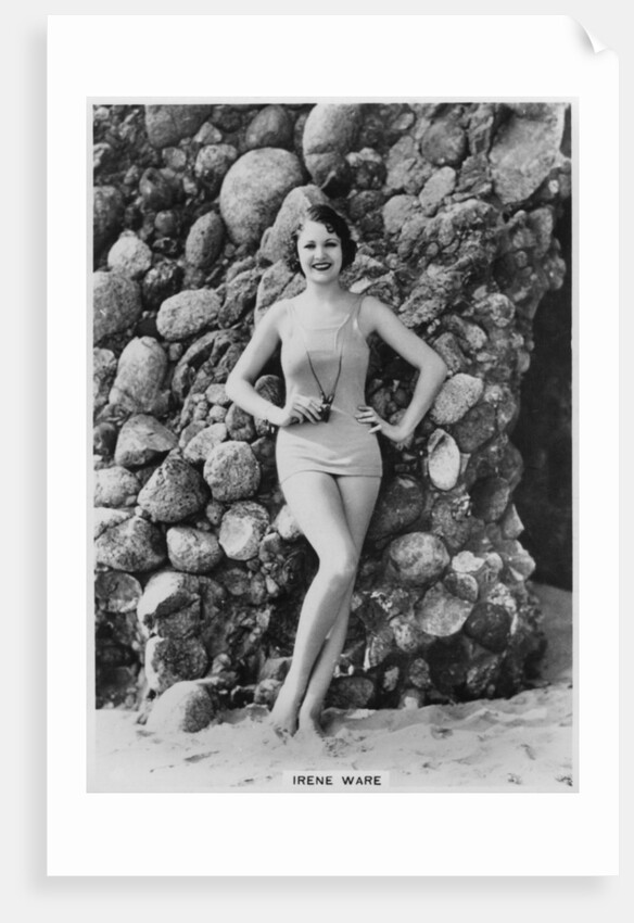 Irene Ware, American film actress by Anonymous