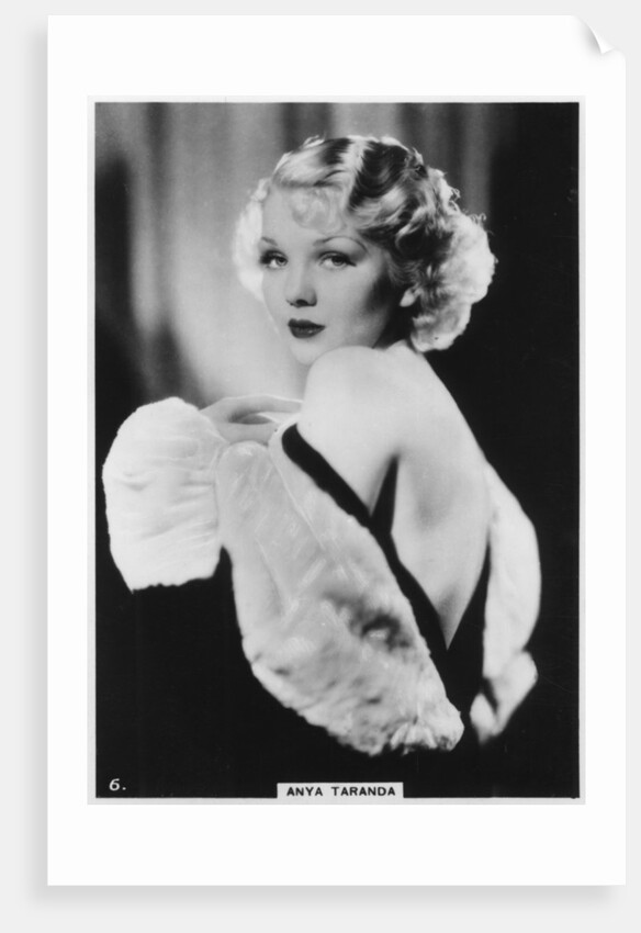 Anya Taranda, American model, showgirl and actress by Anonymous