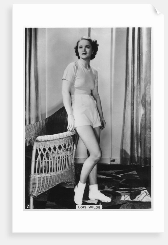 Lois Wilde, American actress by Anonymous