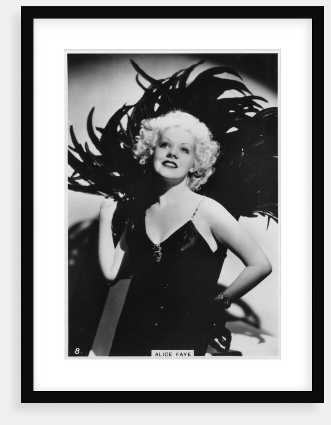 Alice Faye, American actress and singer by Anonymous