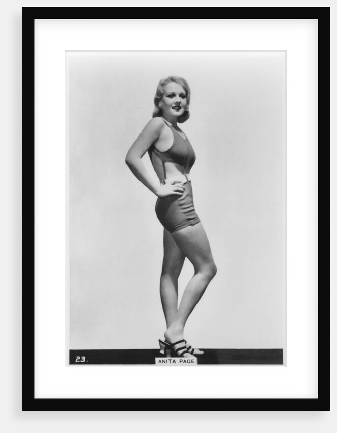 Anita Page, American film actress by Anonymous
