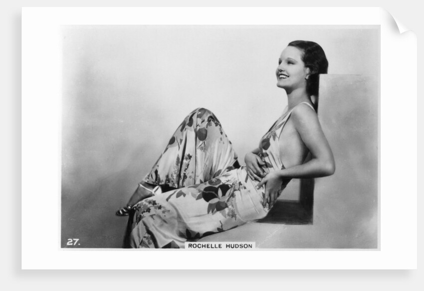 Rochelle Hudson, American film actress by Anonymous