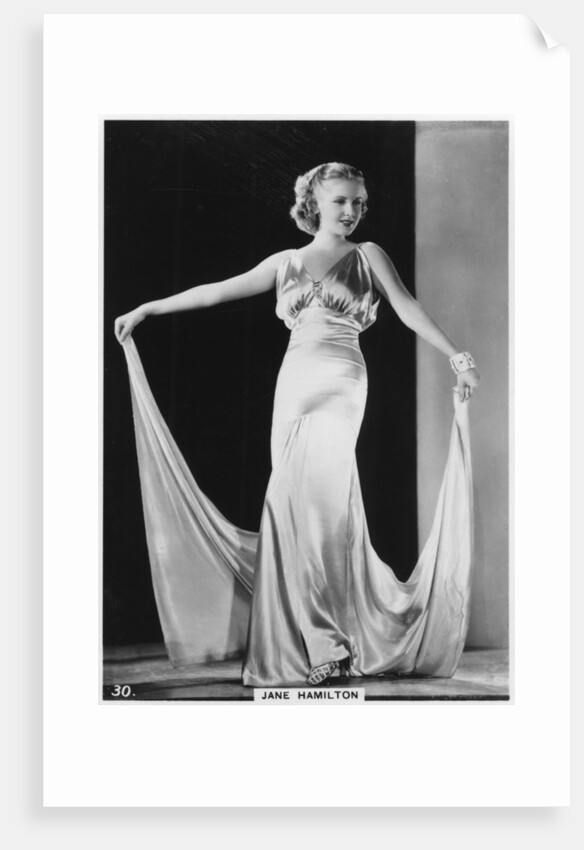 Jane Hamilton, American film actress by Anonymous