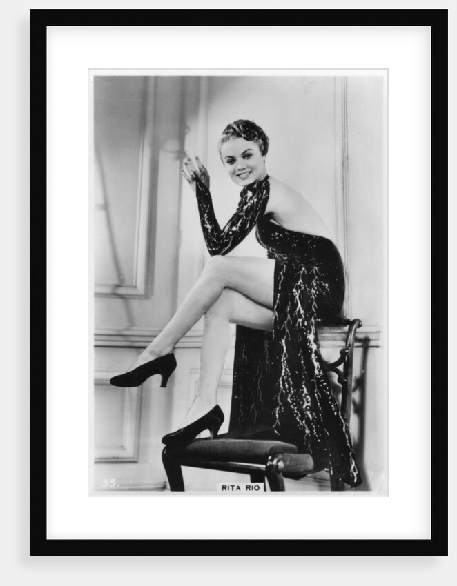 Rita Rio, American singer, dancer and film actress by Anonymous