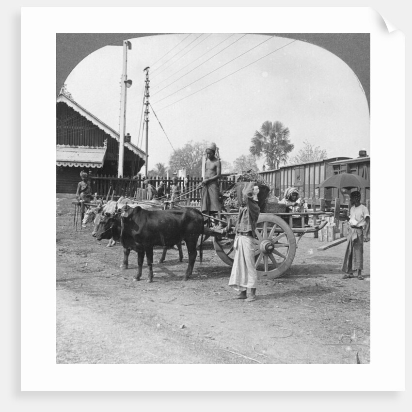 Typical railway station, Katha, Burma by Stereo Travel Co