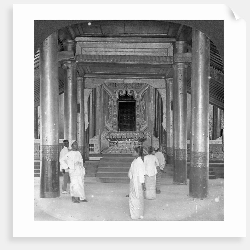 The Lion Throne, Royal Palace, Mandalay, Burma by Stereo Travel Co