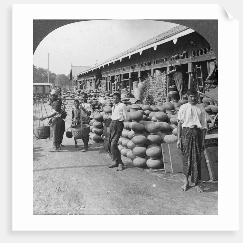 Pottery shop on a street in Mandalay, Burma by Stereo Travel Co