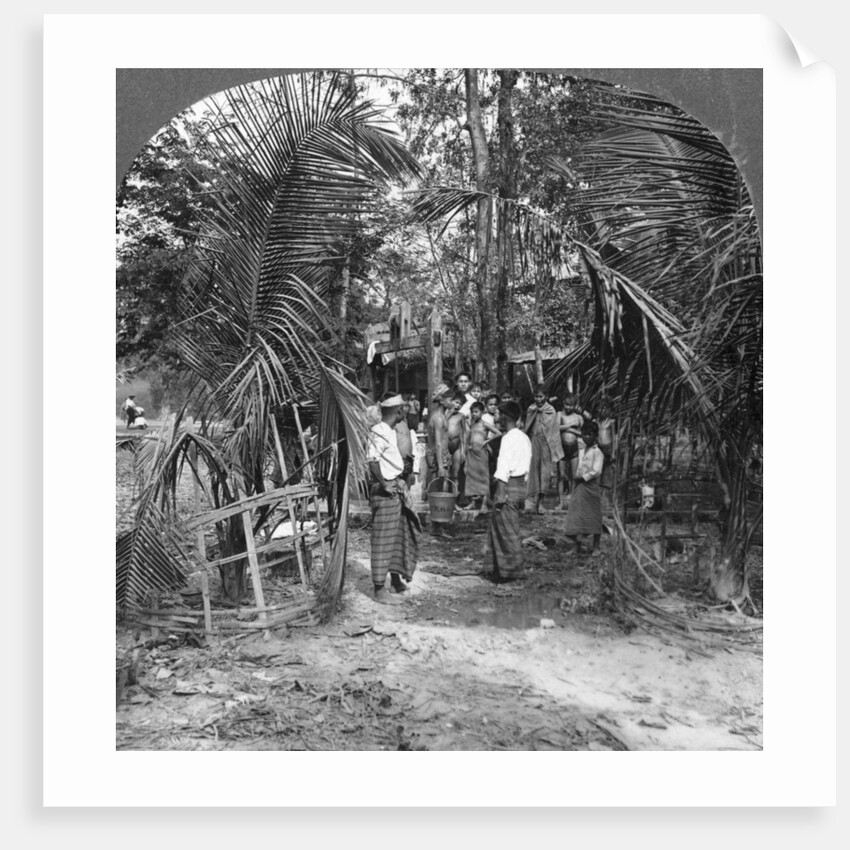 Schoolboys of the American Baptist Mission, Rangoon, Burma by Stereo Travel Co