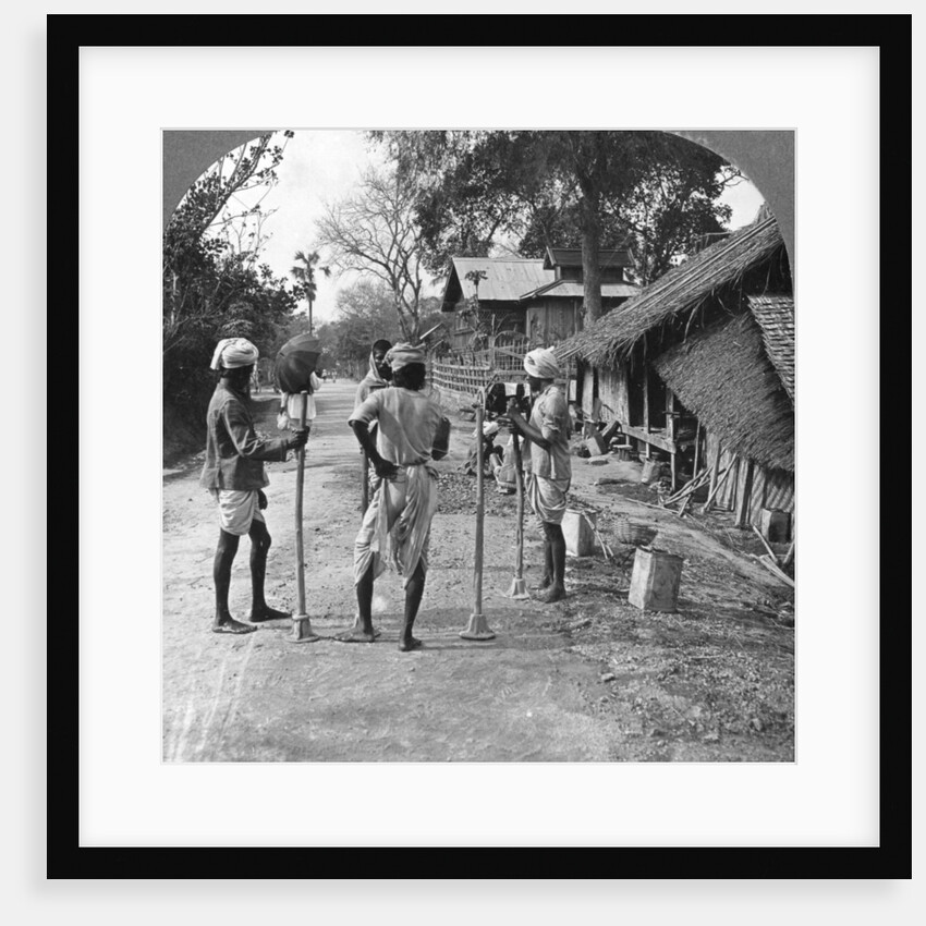 Road mending, Bhamo, Burma by Stereo Travel Co