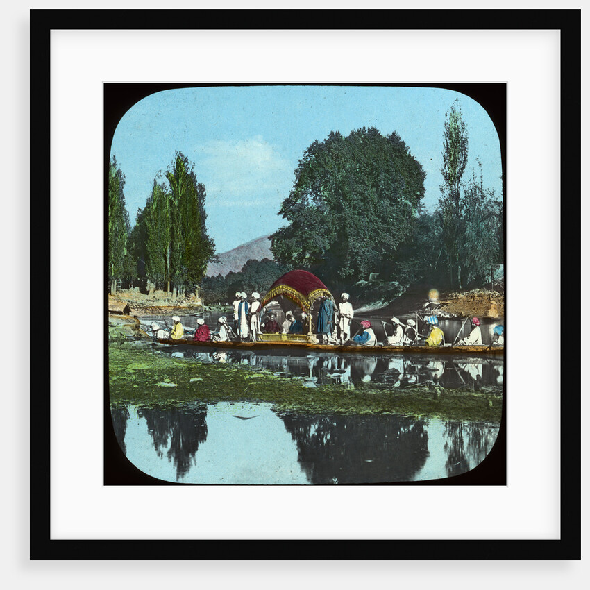 State barge on the Apple Tree Canal, India by Anonymous