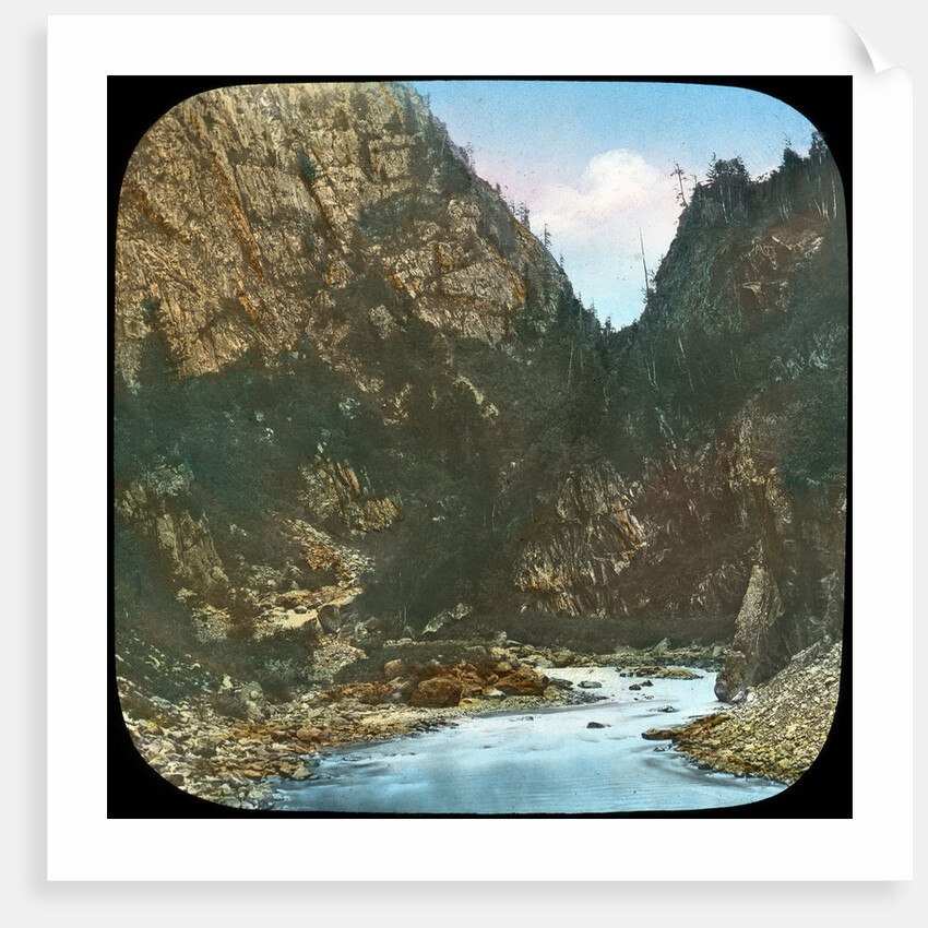 Sindh River, passing the crags below Sonamarg, Kashmir, India by Anonymous