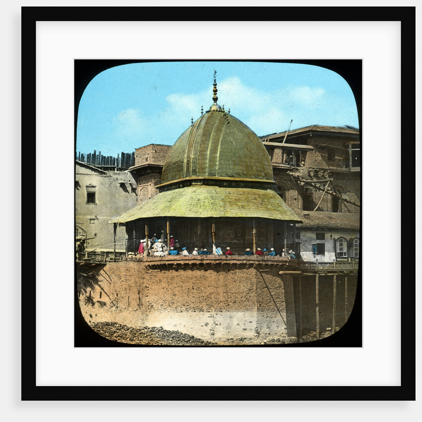 Mosque with a golden roof, India by Anonymous