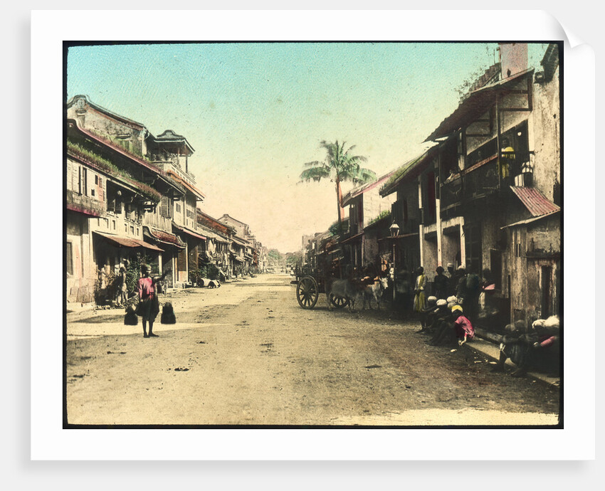Street in Rangoon, Burma by Anonymous