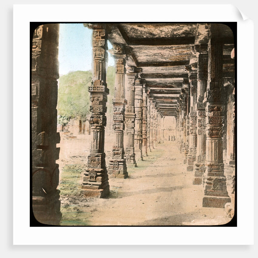 Colonnade, Delhi, India by Anonymous