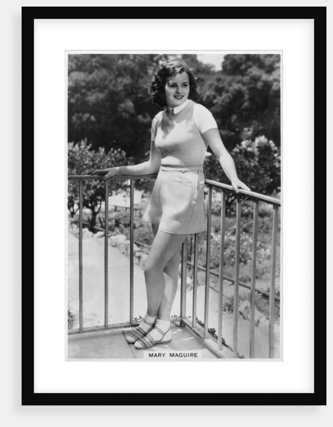 Mary Maguire, Australian actress by Anonymous