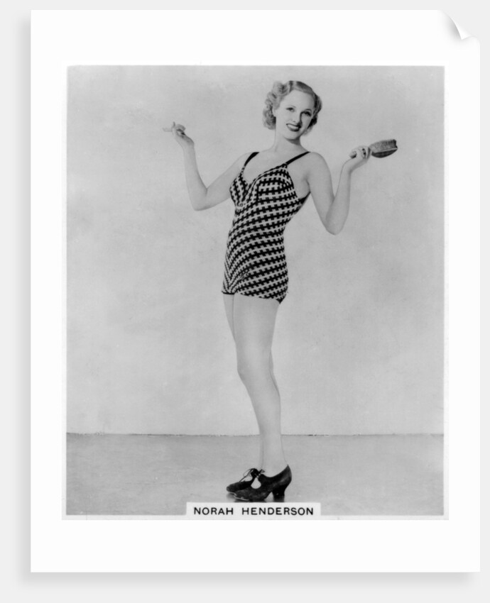 Norah Henderson, British actress by Anonymous
