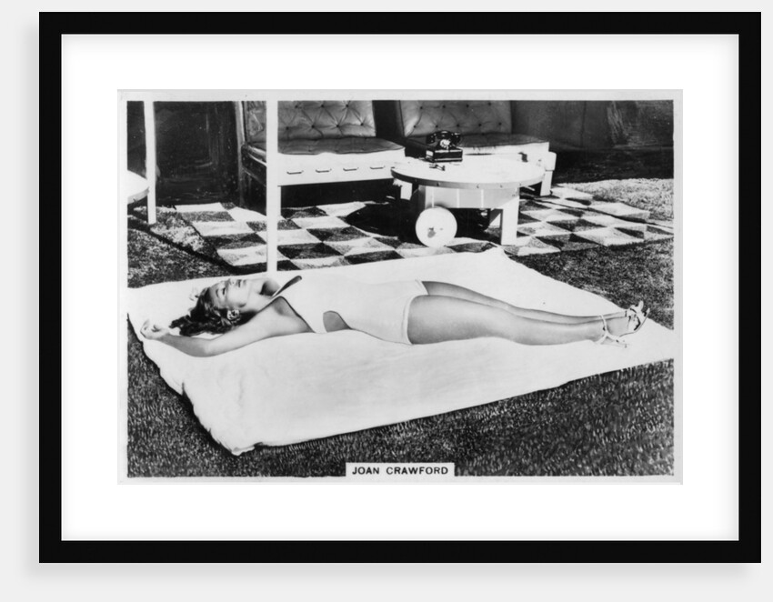 Joan Crawford, American actress and film star by Anonymous