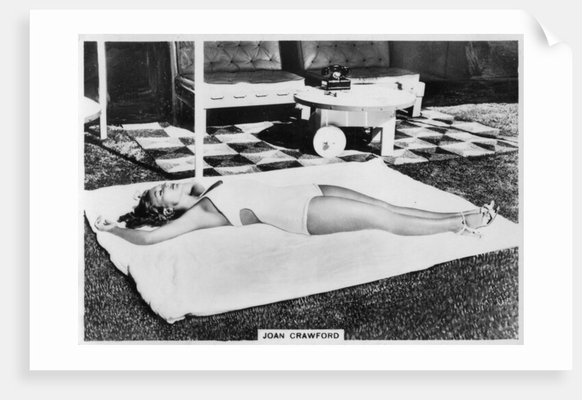 Joan Crawford, American actress and film star by Anonymous