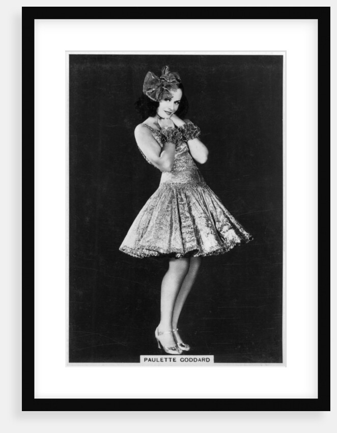 Paulette Goddard, American film and theatre actress by Anonymous