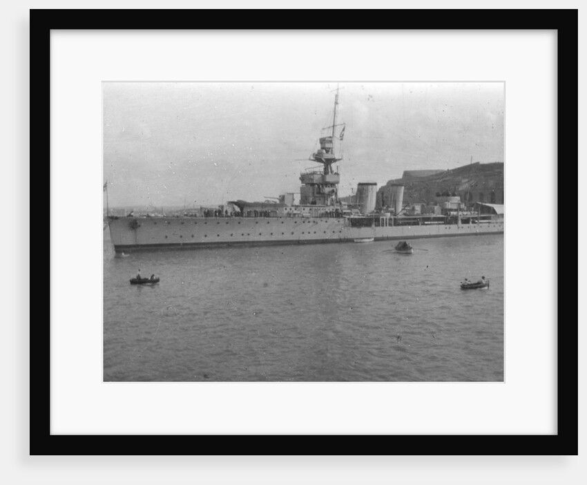 HMS Cardiff, British C-class light cruiser, Malta by Anonymous