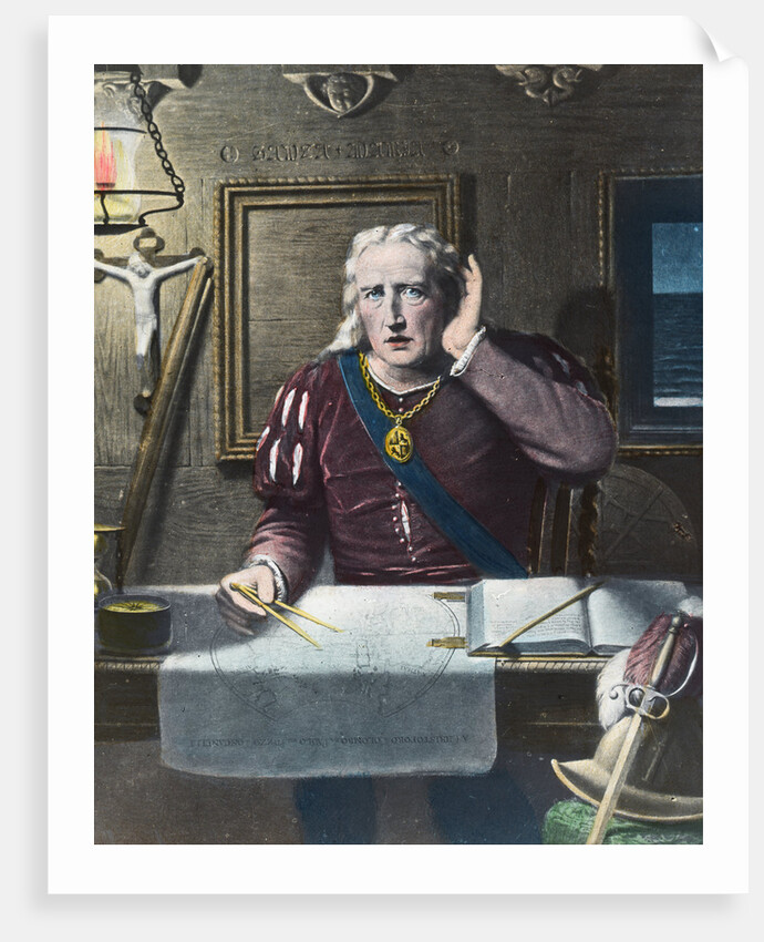 'Land! Land! Land!', Columbus arriving in America, 1492 (late 19th or early 20th century) by Anonymous