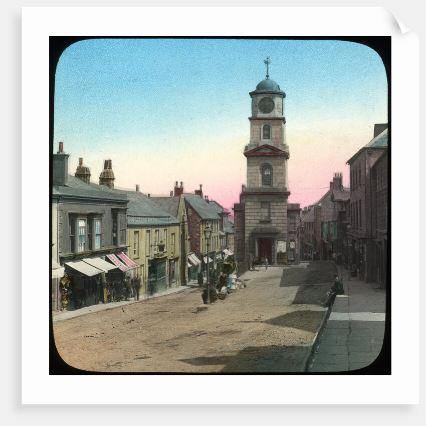 Town Hall and Market Street, Penryn, Cornwall by Church Army Lantern Department