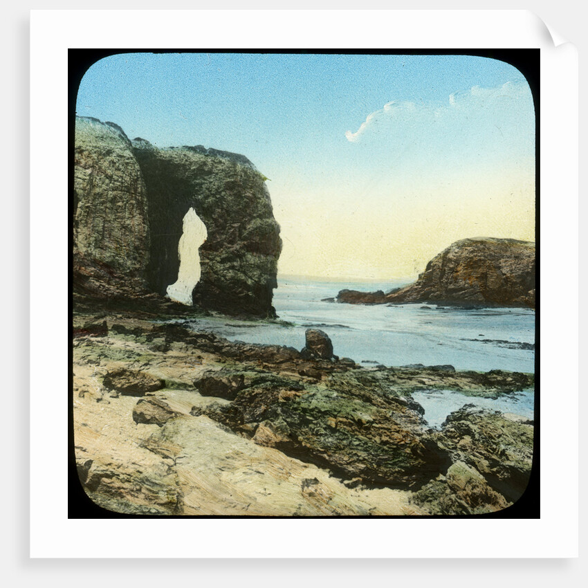 Rock arch at Perran Beach, Cornwall by Church Army Lantern Department