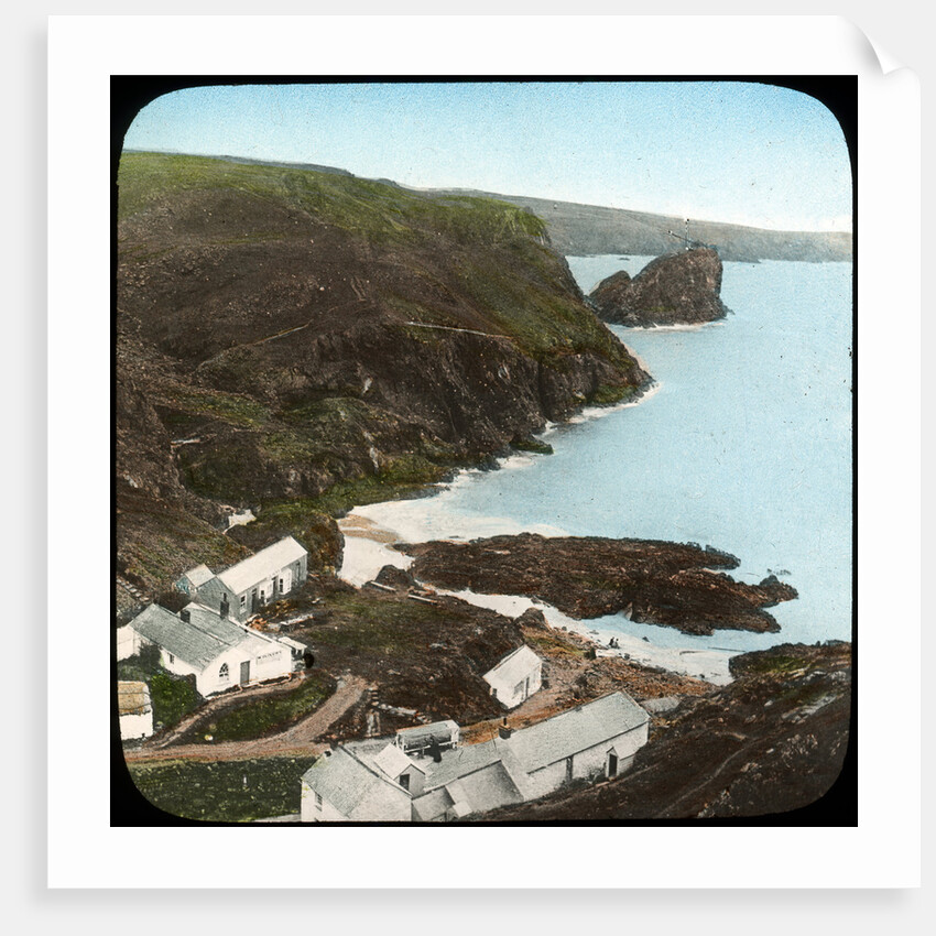 Kynance Cove and village, Cornwall by Church Army Lantern Department
