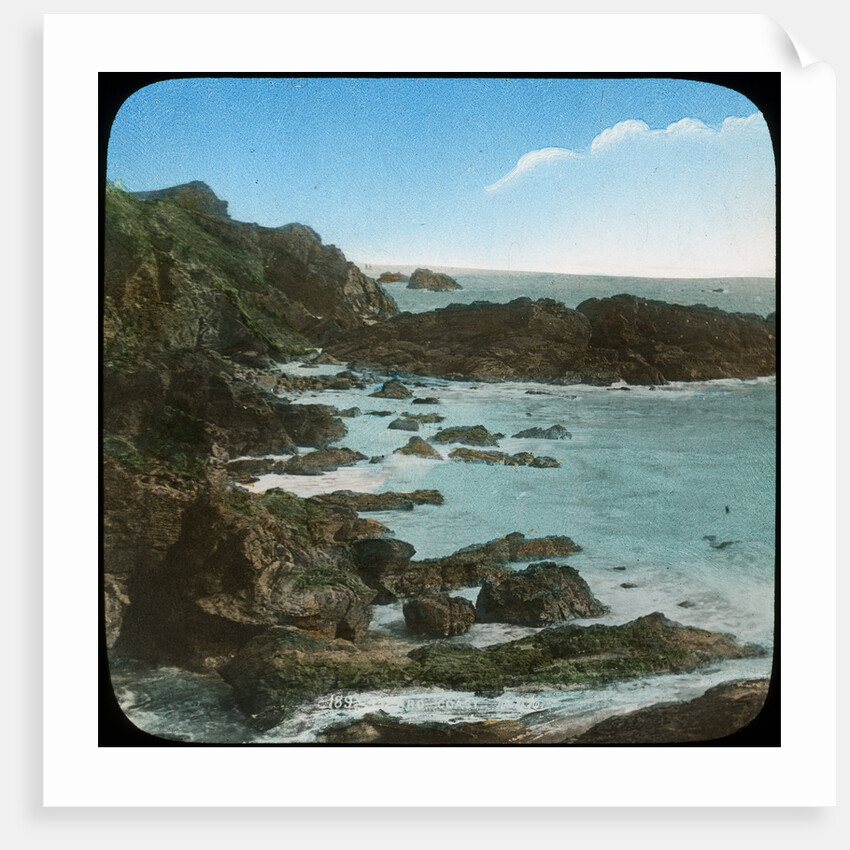 Coastal scene near the Lizard, Cornwall by Church Army Lantern Department