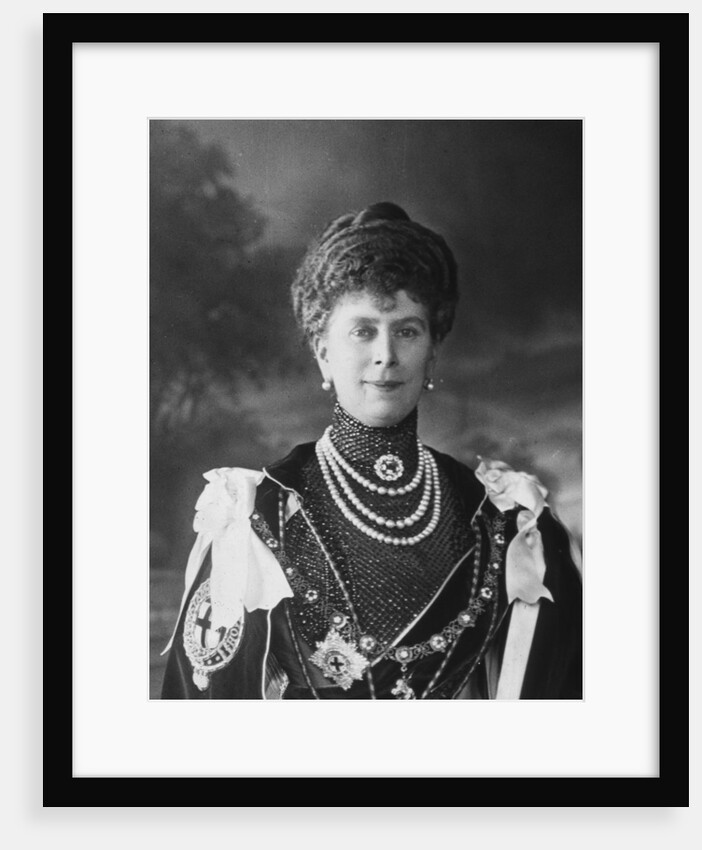 Queen Mary, consort of King George V of the United Kingdom by Anonymous