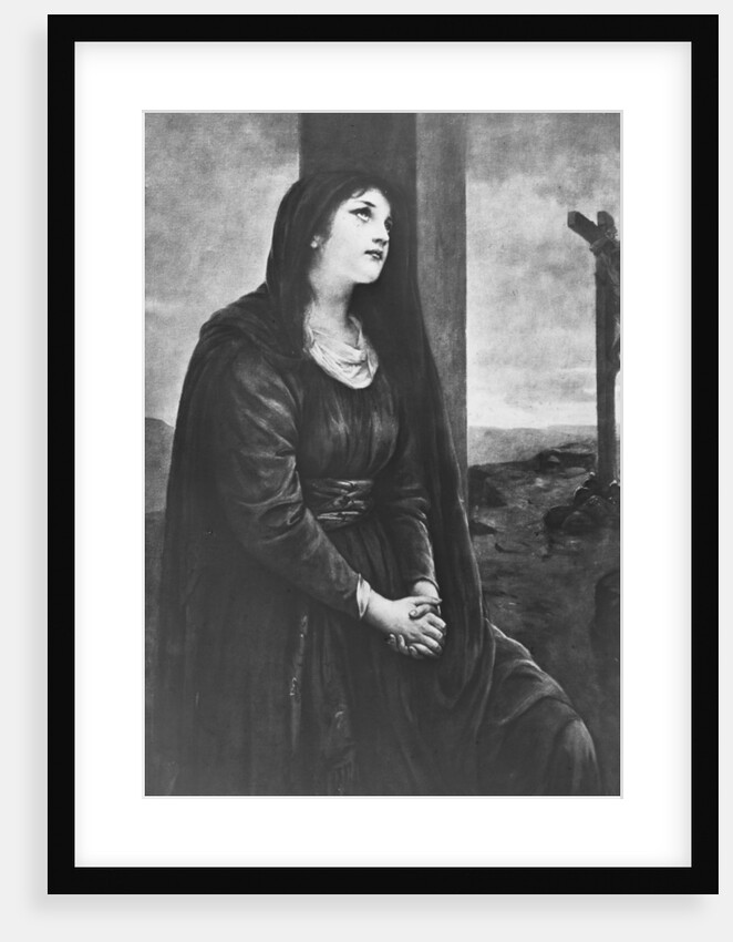 Mary Magdalene seated below the Cross by Newton & Co