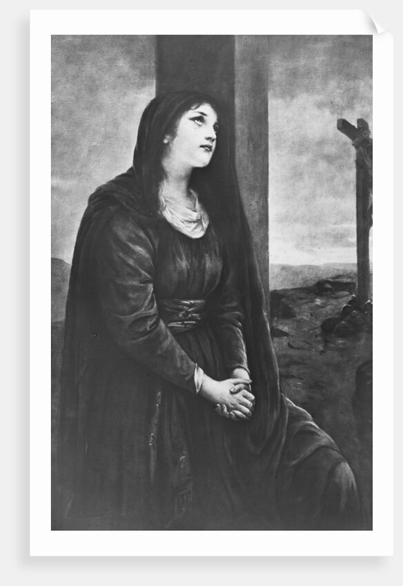 Mary Magdalene seated below the Cross by Newton & Co