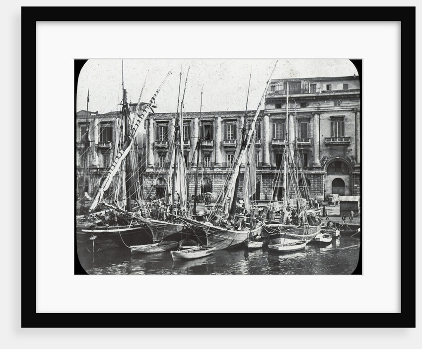 At the quay, Messina harbour, Sicily, Italy by Anonymous