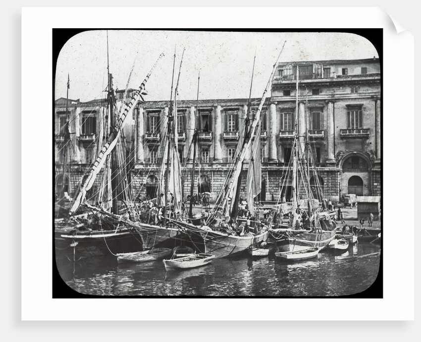 At the quay, Messina harbour, Sicily, Italy by Anonymous