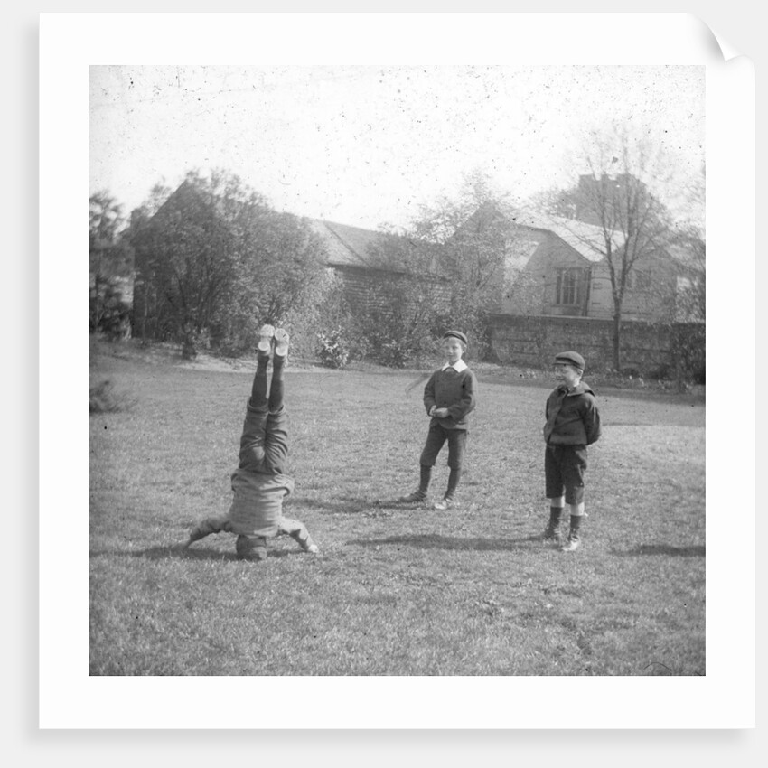 Boys playing by Anonymous