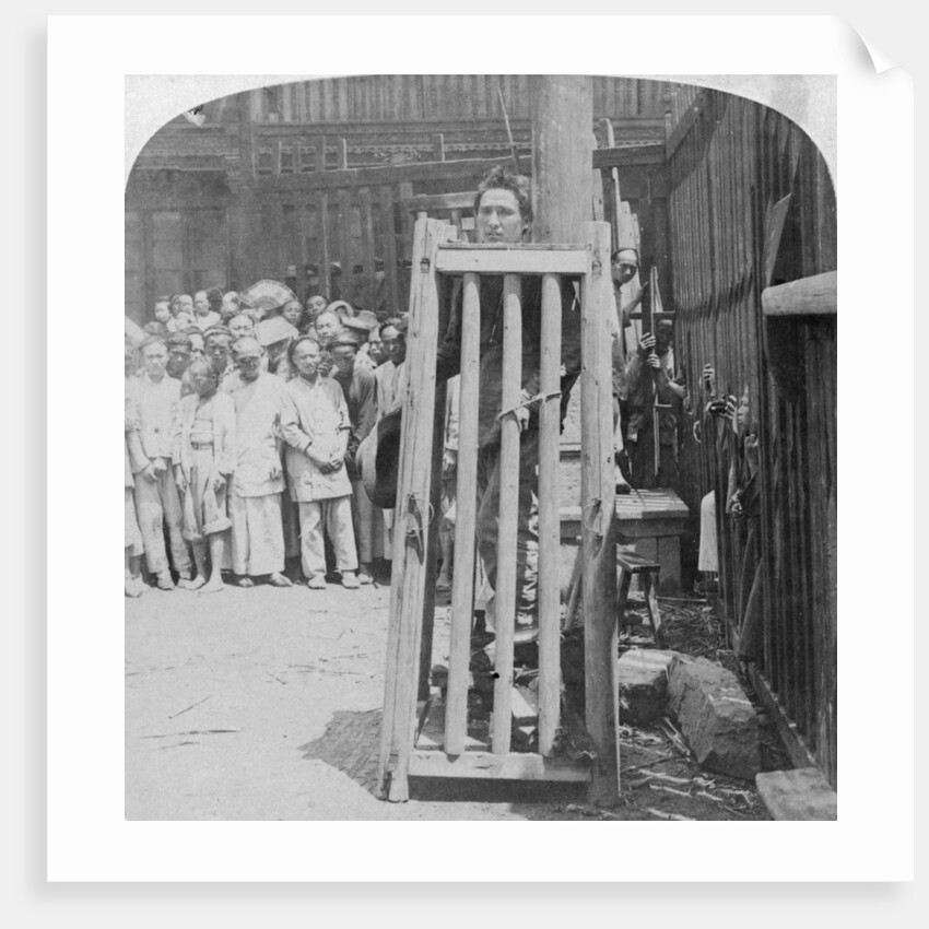 One of China's terrible methods of death punishment by Underwood & Underwood