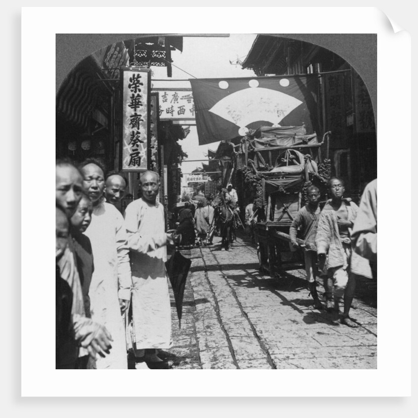 A spirit chair, funeral pageant of a wealthy man by The Fine Art Photographers Co