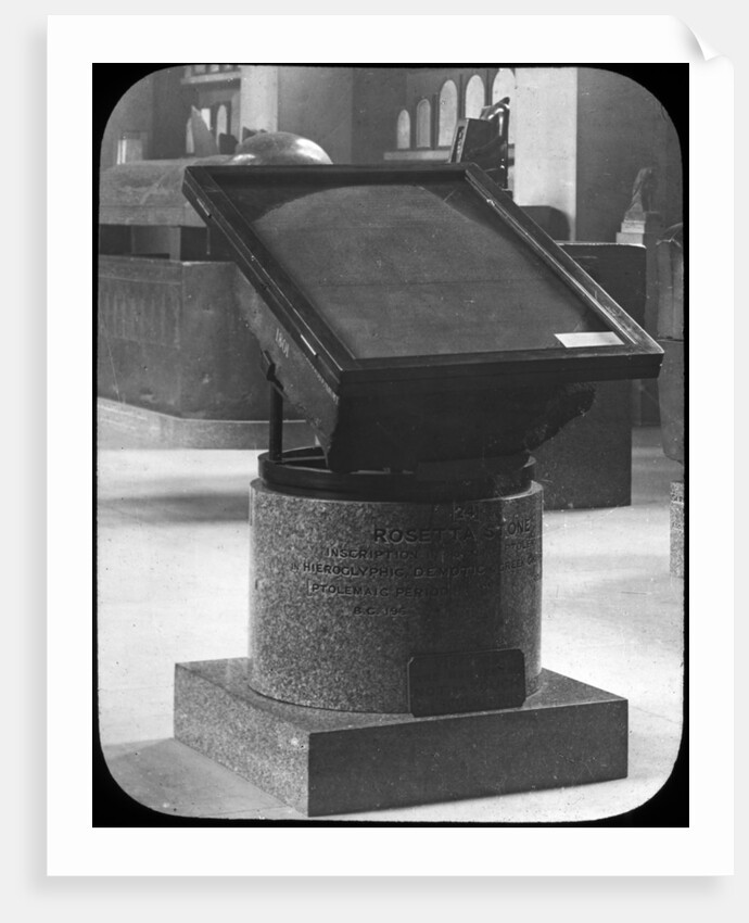 The Rosetta Stone, British Museum, London by Newton & Co
