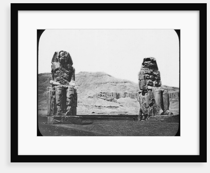 Colossi of Memnon, Luxor (Thebes), Egypt by Newton & Co