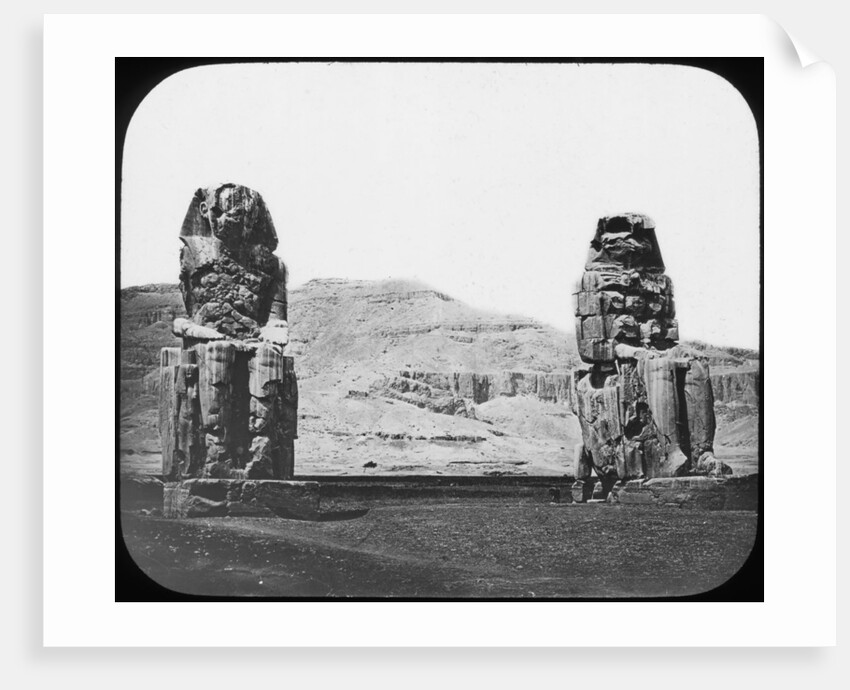 Colossi of Memnon, Luxor (Thebes), Egypt by Newton & Co