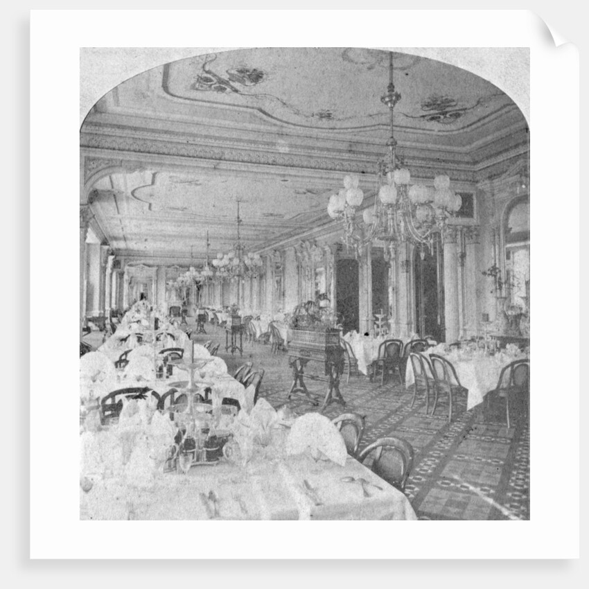 Dining room, Baldwin Hotel, San Francisco, USA by Nesemann
