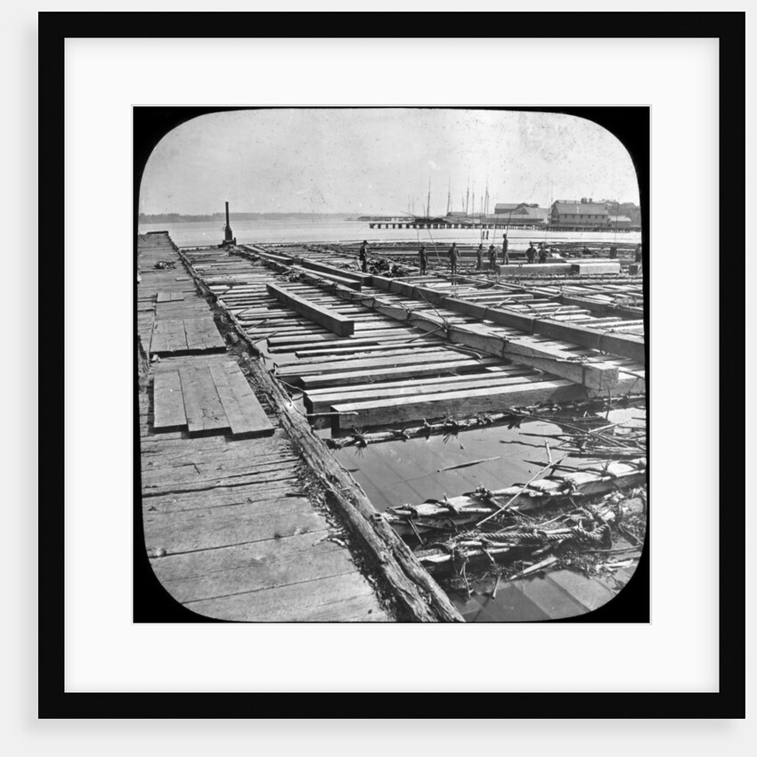 Timber raft, Canada by Trade Mark
